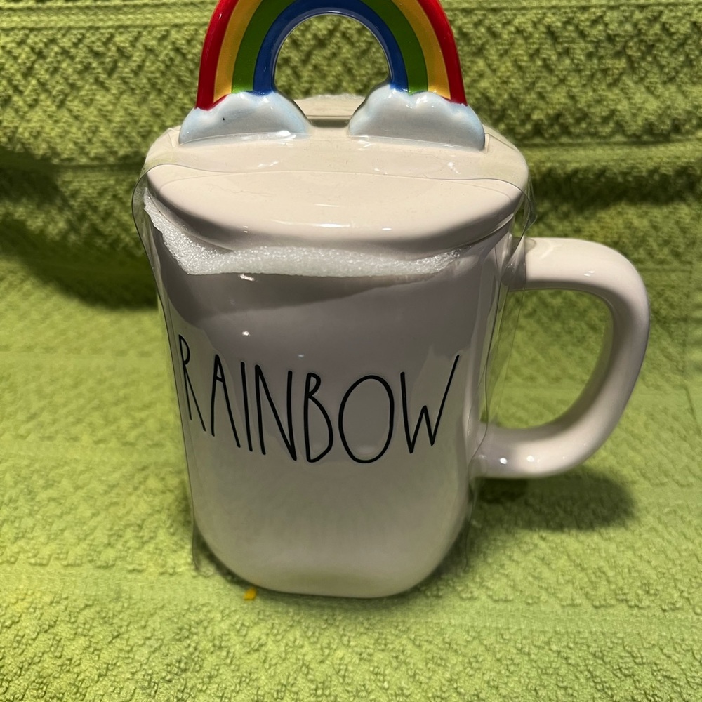 Rae dunn rainbow mug